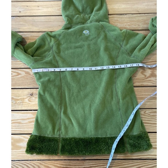 Mountain Hardwear Full Zip Fleece Jacket Size Small Women’s Green - Picture 7 of 8